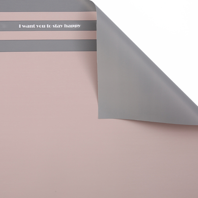 MYHC-22 57×57cm(±2cm) 단면 가장자리 가로 진주빛 필름 꽃 포장지