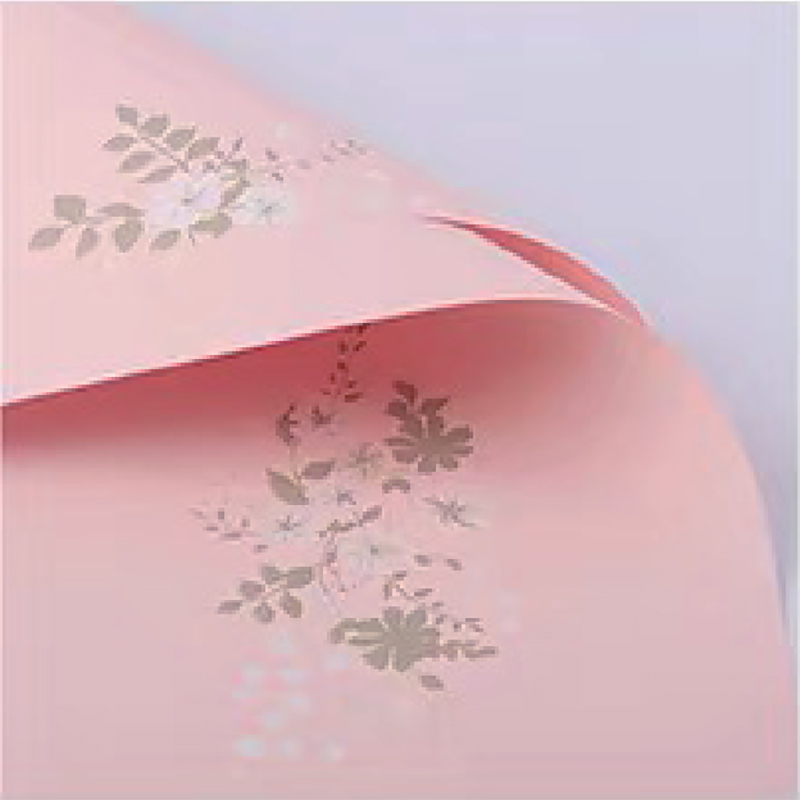 MYHC-55 단순 밝은 색상의 무광택 꽃 포장 필름