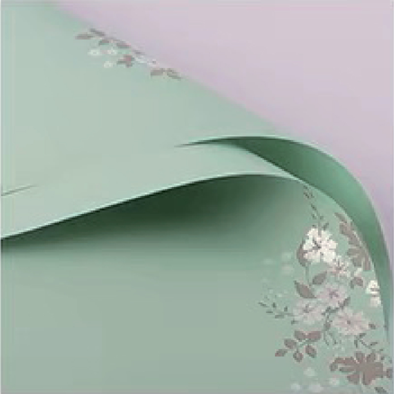 MYHC-55 단순 밝은 색상의 무광택 꽃 포장 필름