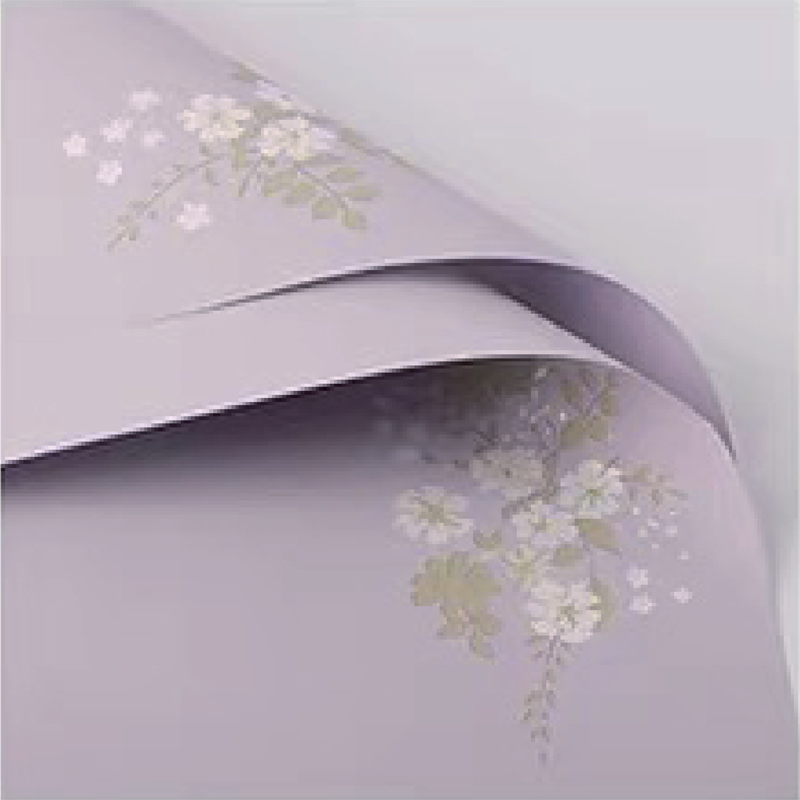 MYHC-55 단순 밝은 색상의 무광택 꽃 포장 필름