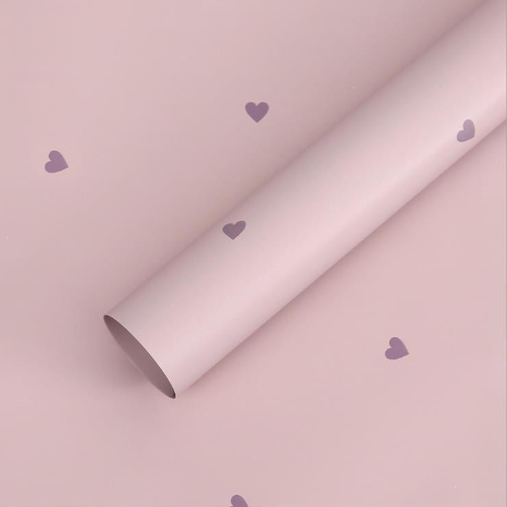 MYHC-63 작은 사랑 장식 진주 빛 필름 Bopp 면화 꽃 포장 필름