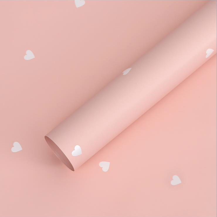 MYHC-63 작은 사랑 장식 진주 빛 필름 Bopp 면화 꽃 포장 필름