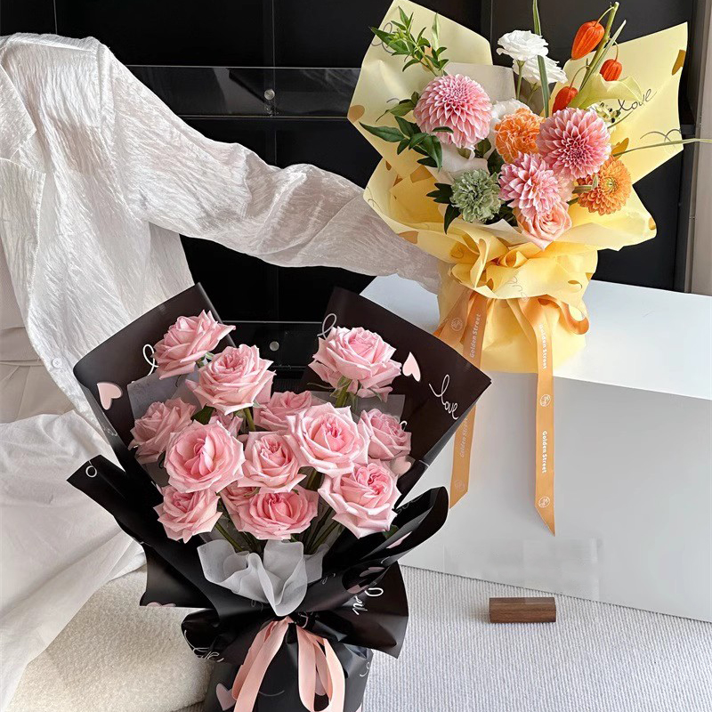 MYHC-75 6색 57×57cm(±2cm) 무광 꽃 포장 필름