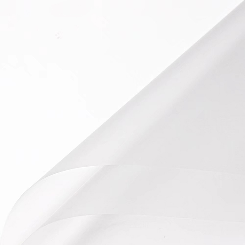 무광택 단색 반투명 ​​꽃 포장지