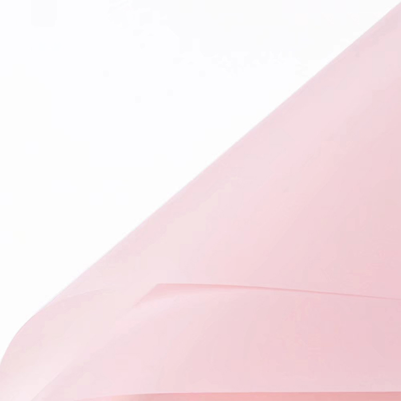 무광택 단색 반투명 ​​꽃 포장지