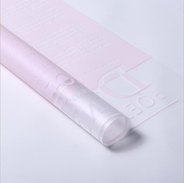 서리로 덥은 젤리 꽃 포장 필름