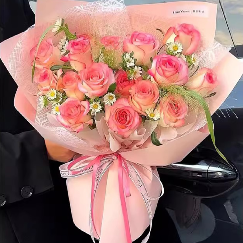 다양한 패턴과 스타일의 누오샤 꽃 포장지