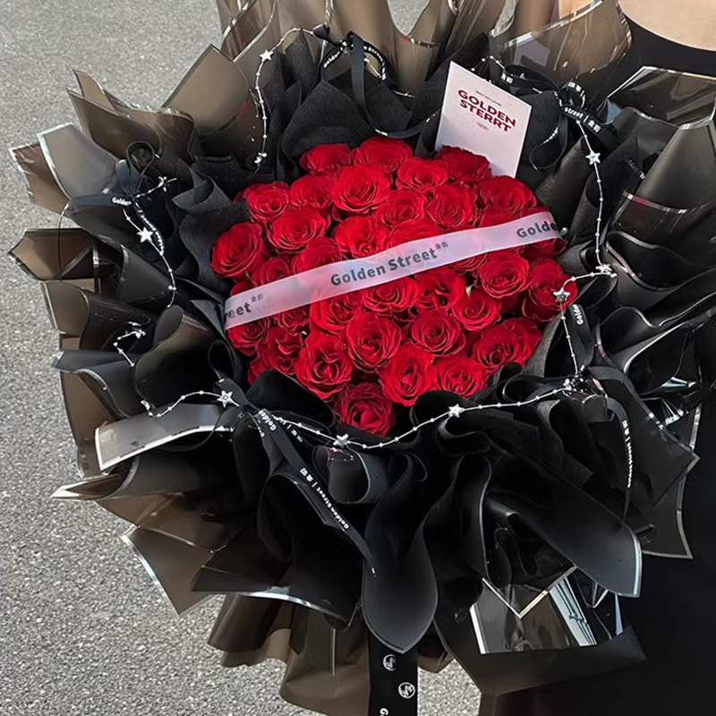 은이온 수광필름 꽃 포장지