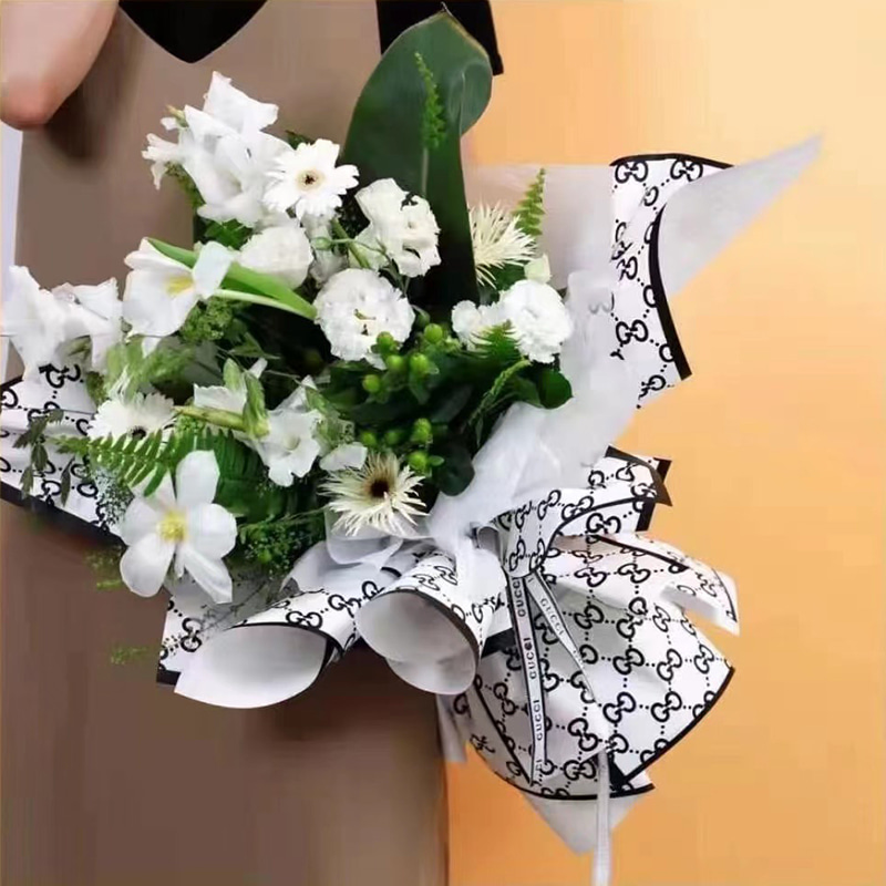 패셔너블한 G-꽃 포장지